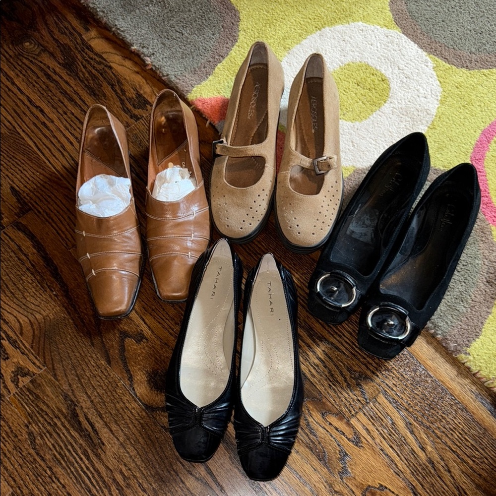 Bundle 4 pairs of shoes Women's Flats & Loafers various brand  71/2